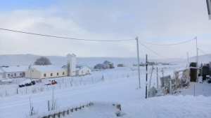 Con registros de -6 grados, el invierno se adelantó en la Región Sur