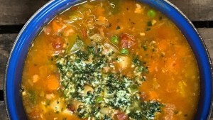 Minestrone para saborear y compartir