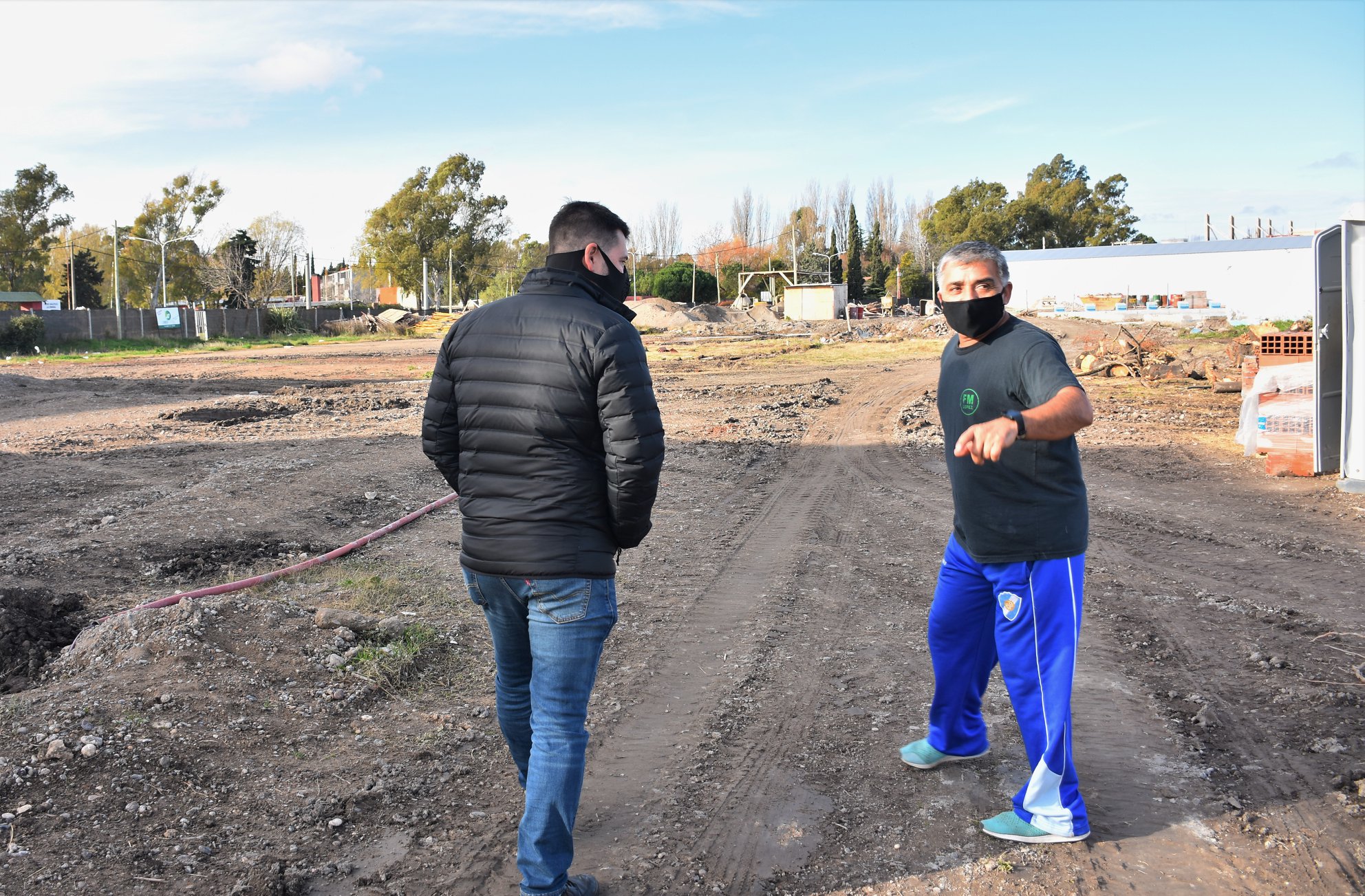 El Albiceleste lleva a cabo varias obras en su predio. 
