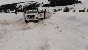 Lograron rescatar al equipo que quedó atrapado en la nieve en el norte neuquino