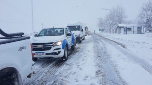 Rutas inhabilitadas en Neuquén por el temporal de nieve