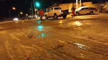 Imagen de Precaución por el hielo en las calles de Neuquén capital