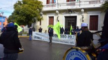 Imagen de Uocra protestó por las calles de Viedma en reclamo de fuentes laborales