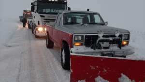 Pandemia y nieve: el gran castigo de los camioneros