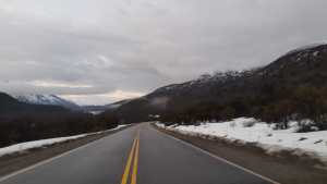 Las rutas siguen transitables pero se anuncian nevadas para toda la semana