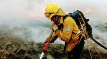 Imagen de Brigadista y enfermera de Neuquén combate los incendios del Delta