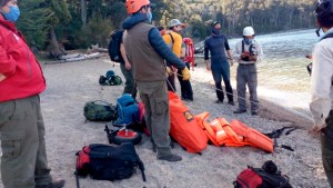 Evacúan a una joven lesionada en un sendero del parque Nahuel Huapi