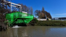 Imagen de Colocarán canastos para evitar que los residuos lleguen al río en Viedma