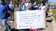 Imagen de Video: manifestación por la muerte de la enfermera con coronavirus de Regina