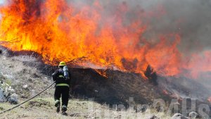 Controlaron el incendio en el basural de Junín de los Andes