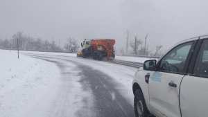 La nieve regresó a la cordillera de Neuquén y Río Negro