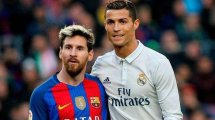 Imagen de Messi frente a Cristiano, un cruce con historia que se reeditará en Champions