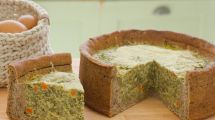 Imagen de Verduras, semillas y ricota para esta tarta integral