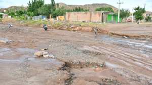 Una fuerte tormenta causó «pánico en la población» de Rincón de los Sauces