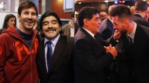 Imagen de Mundial Qatar 2022: se viralizó un video motivacional con Maradona y Messi en la previa de la gran final