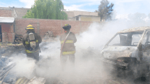 Imagen de Bomberos extinguieron un incendio en un taller mecánico de Neuquén