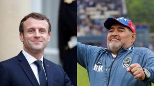 “Dios y diablo en un mismo partido”: la carta del presidente de Francia al despedir a Maradona