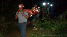 Imagen de Un escalador cayó siete metros en la zona del refugio Frey