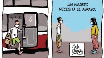 Imagen de «Necesidad de un viajero», la tira de Chelo Candia en el Voy