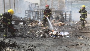 El incendio de un invernadero de Neuquén dejó a 40 personas sin trabajo