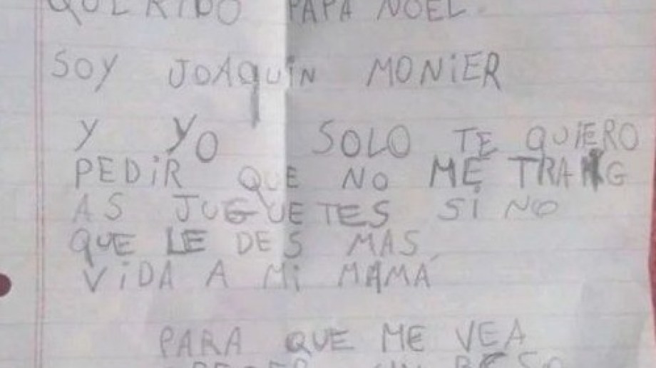 Rio Gallegos Le Escribio A Papa Noel Por Mas Vida Para Su Mama Con Cancer