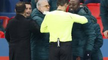 Imagen de Suspenden el partido del PSG por racismo en la Champions League