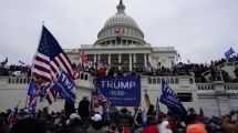 Imagen de Blindan el centro de Washington, a días de la asunción de Biden