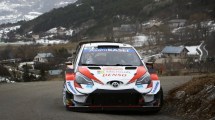 Imagen de Evans se impuso en la primera etapa del Rally de Montecarlo