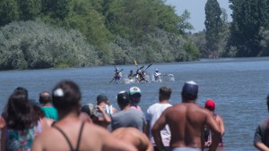 Así será la llegada en la última etapa de la Regata del río Negro