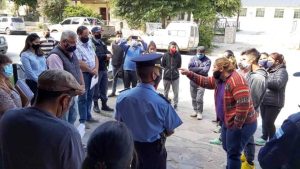 «Te voy a matar a vos»: vecinos de la toma increparon al intendente de Junín