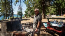 Imagen de El fuego para el asado en la montaña se transformó en una amenaza