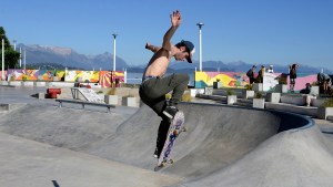 La pista que despertó la fiebre por el skate en Bariloche