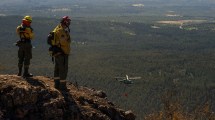 Imagen de Incendio forestal: un rayo entre Ñorquinco y El Maitén complicó a los brigadistas