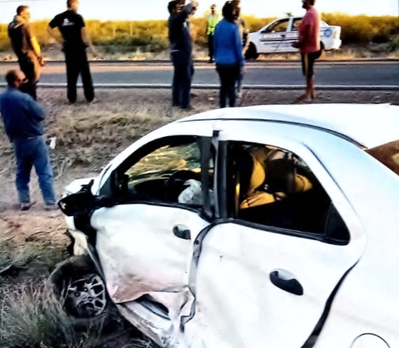 Una Mujer Sufrió Lesiones Graves Un Cuádruple Choque En La Ruta 22