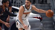 Imagen de La tremenda bomba de Campazzo en otra victoria de Denver en la NBA