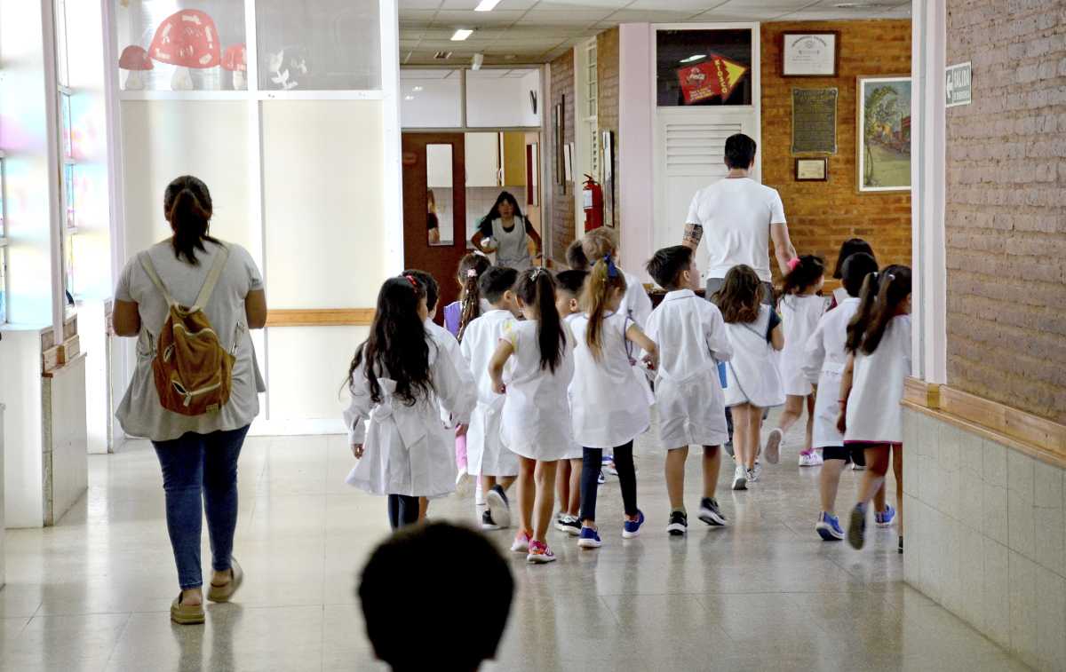 Aseguran que el 98% de las escuelas en Neuquén tienen presencialidad plena (Archivo Mauro Pérez).-