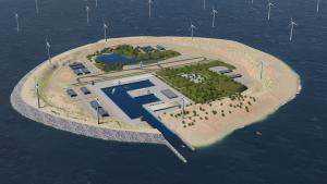El gigante proyecto eólico de Dinamarca que incluye una isla artificial