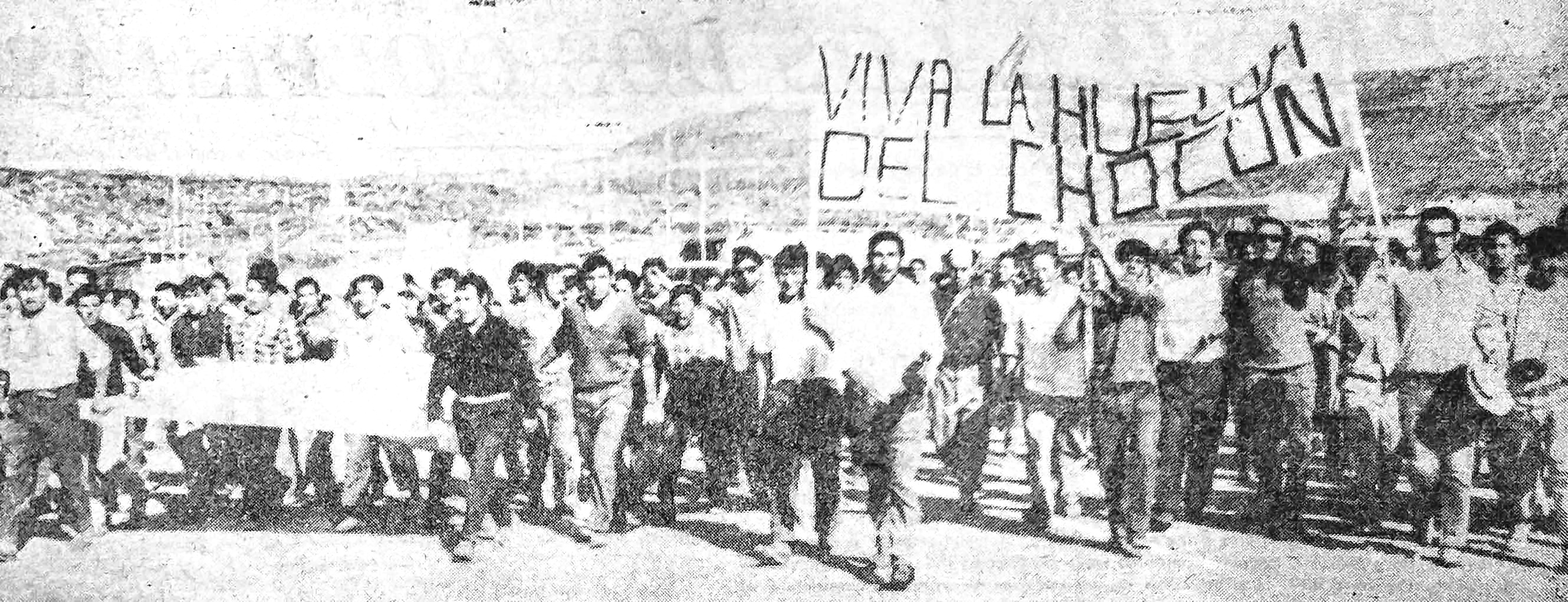 El Choconazo febrero 1970 (archivo diario Rio Negro)