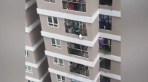 Imagen de Video: salvó a una nena que había caído de un piso 12 en Vietnam