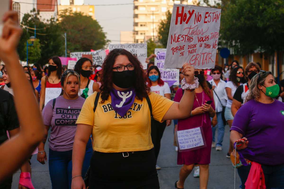 "La deuda es con nosotras" es uno de los lemas principales de la jornada nacional de lucha. 