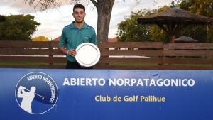 El neuquino Arozena se quedó con el Abierto Norpatagónico de Golf