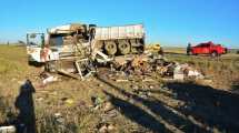 Imagen de Un herido grave tras un choque de camiones cerca de Patagones