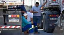 Imagen de Los camiones varados dejaron Añelo y ya no acompañan el corte de Salud