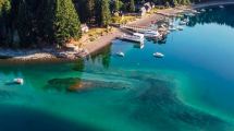 Imagen de Los colores del paraíso: Villa La Angostura desde un drone