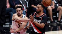 Imagen de Los Nuggets de Campazzo perdieron y Portland les empató la serie de playoffs