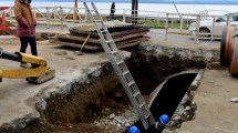 Imagen de El arroyo Sin Nombre complica la obra del colector costanero de Bariloche