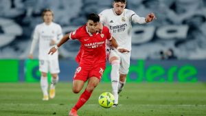 Real Madrid apenas salvó un punto contra el Sevilla de Acuña