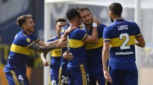 Imagen de Boca le ganó a Lanús: mirá el gol de Izquierdoz