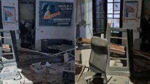 Ataque a sede del Frente de Todos en Bahía Blanca: sostienen que «hubo una explosión deliberada»