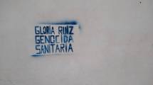 Imagen de Aparecieron pintadas que acusan de «asesina y genocida» a la intendenta de Plottier